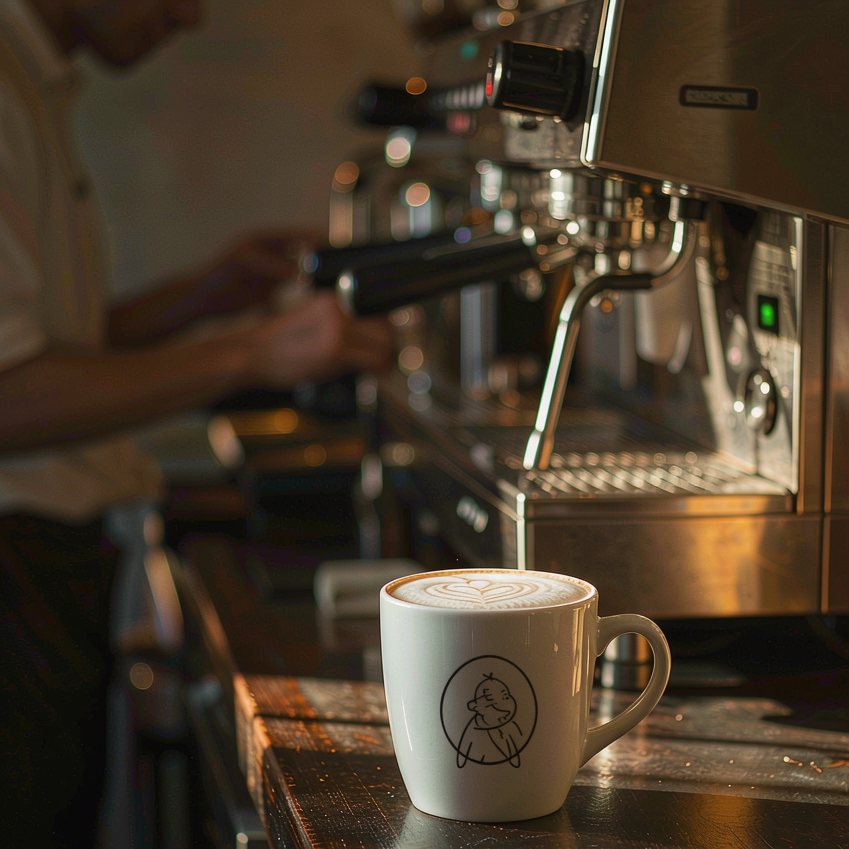 Custom drinkware — coffee cup