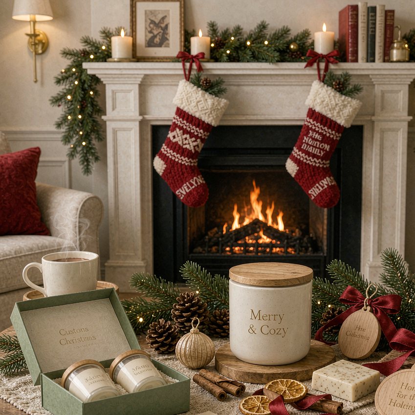 Custom Christmas home products